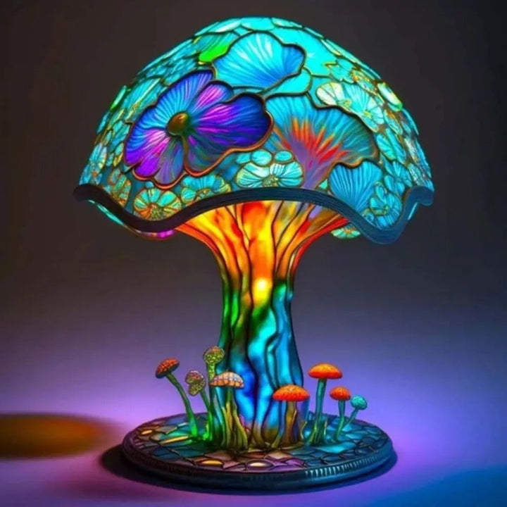 CHAMBRE DE COULEUR | Lampe arc-en-ciel magique en forme de champignon