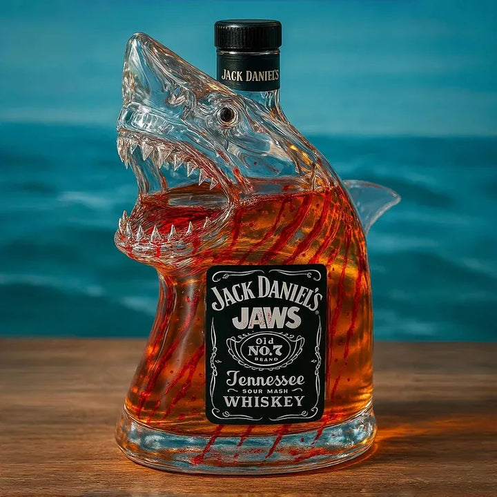 Bouteille de whisky en édition limitée Shark Jaws Anniversary