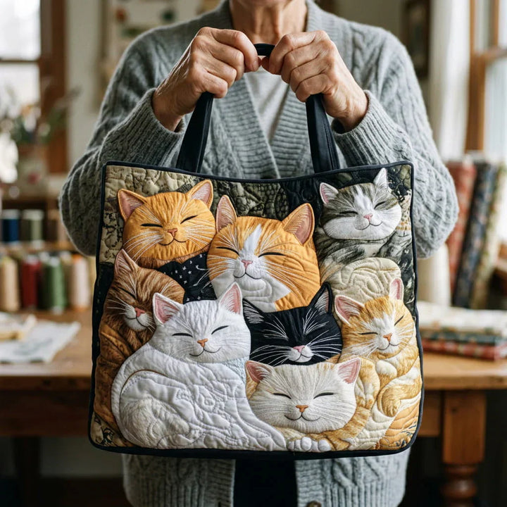 Handmade Bag | Sleeping Kittens