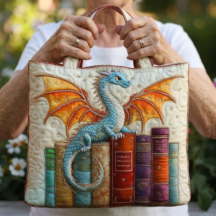 Handmade Bag | Dragon Guardian of Books