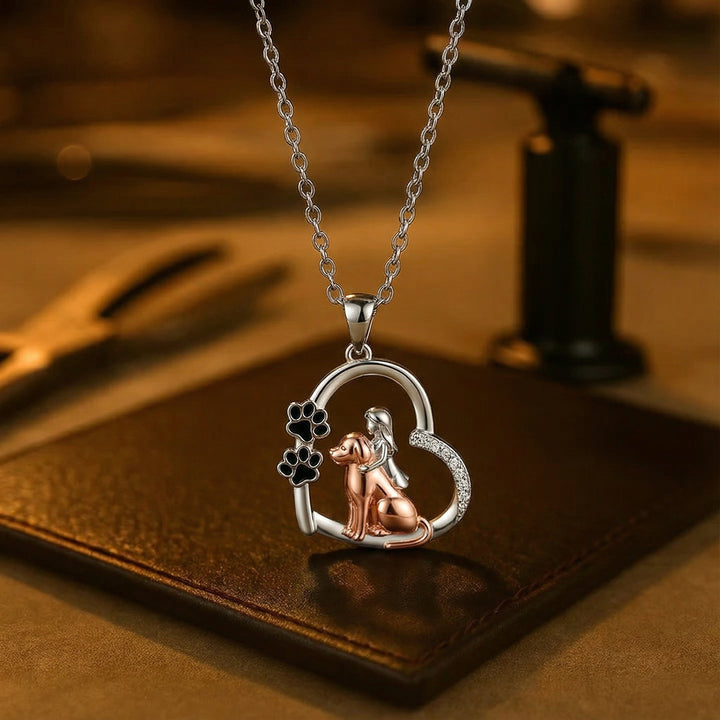 Collier en forme de cœur – Un compagnon fidèle pour le chien et son propriétaire