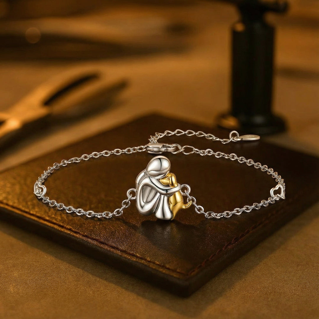 Bracelet avec un câlin pour chiens