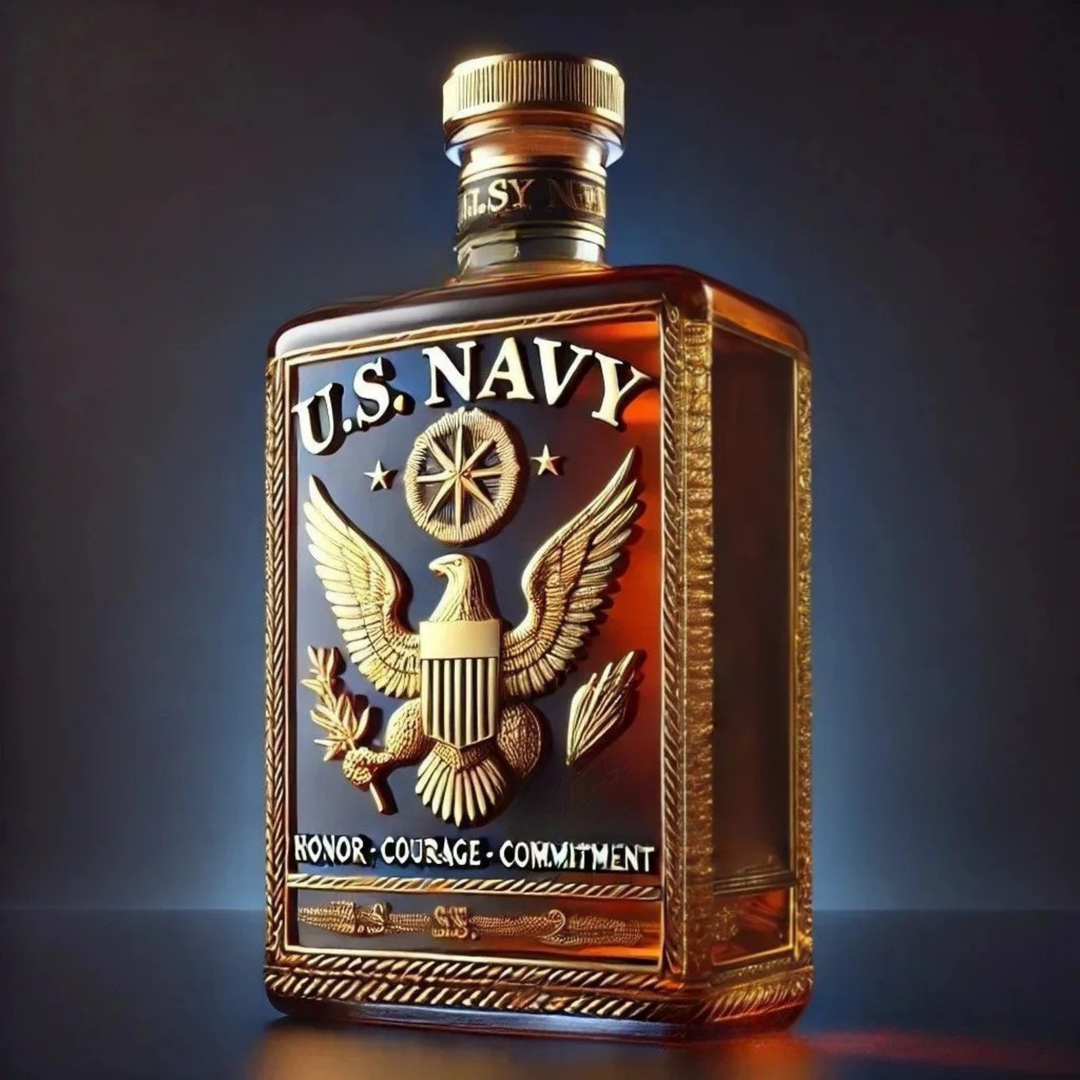 Whisky dans une bouteille - Édition spéciale de la marine américaine